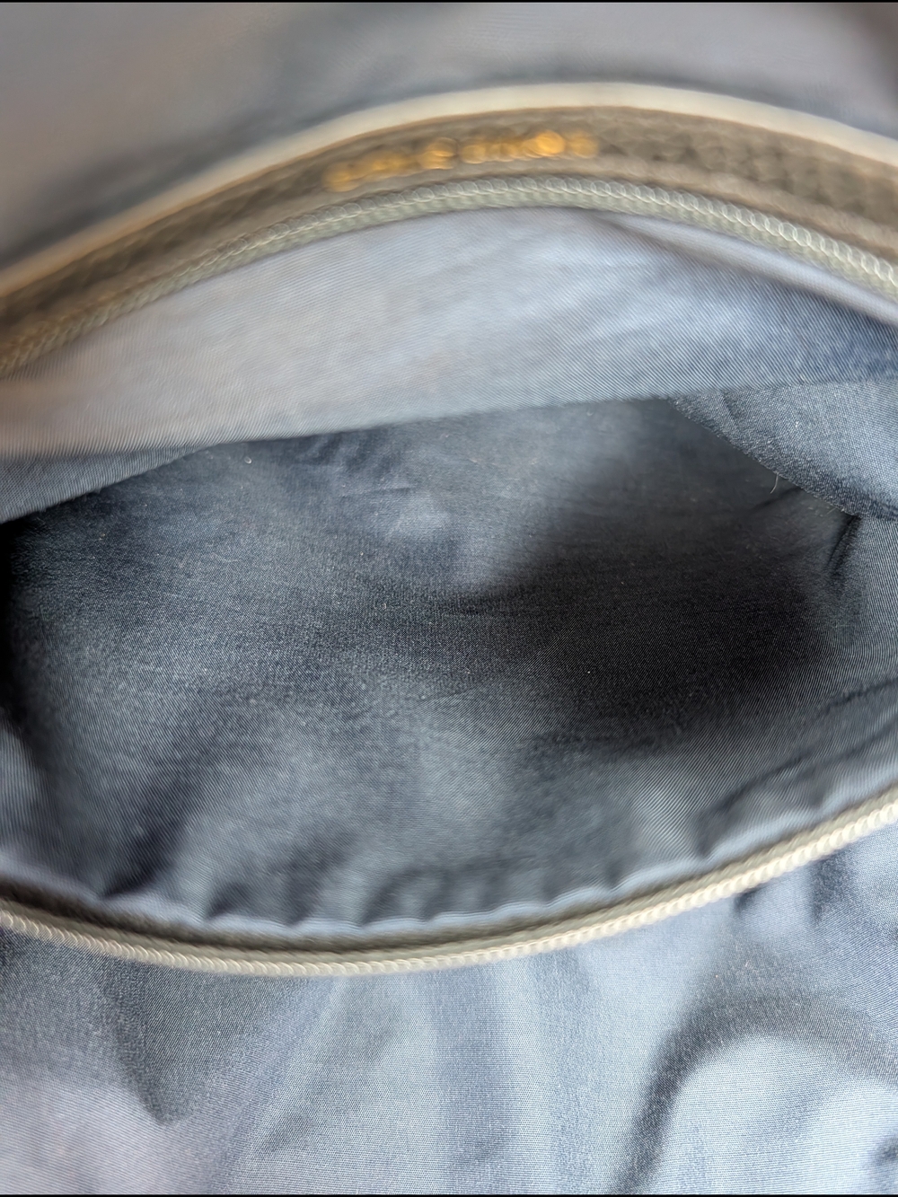 Cole Haan Dillan Black Pebbled Leather Hobo Shoulder Bag Basket-weave Detail - Picture 10 of 15